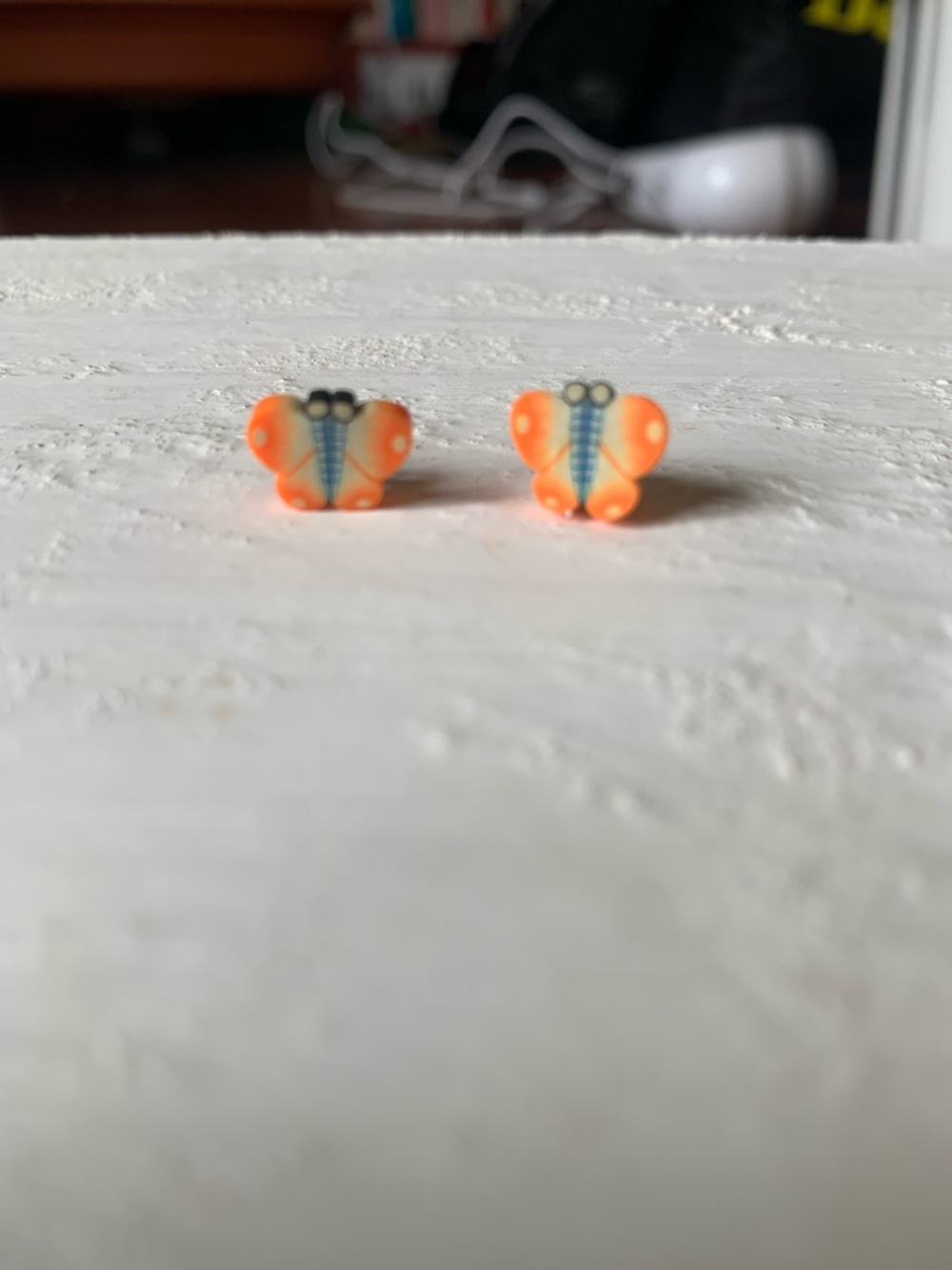 Claire’s Polymer Clay Butterfly Earrings